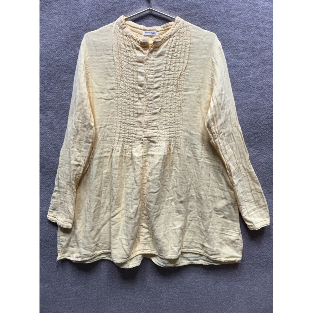 Free People x CP Shades $252 Yoko Tunic Dress Shirt in Tuscan Gold Size Medium